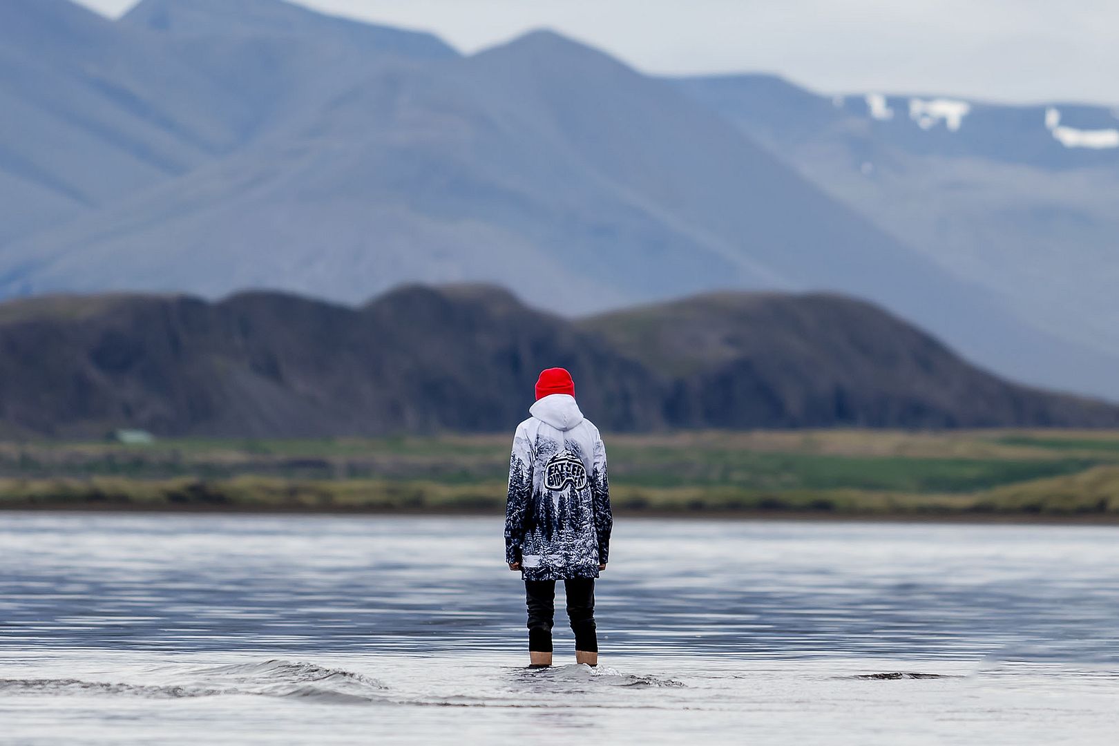 Alaska men's snowboard hoodie - water repellent GAGABOO