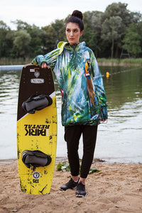 Jungle Call women's surfing hoodie water repellent GAGABOO