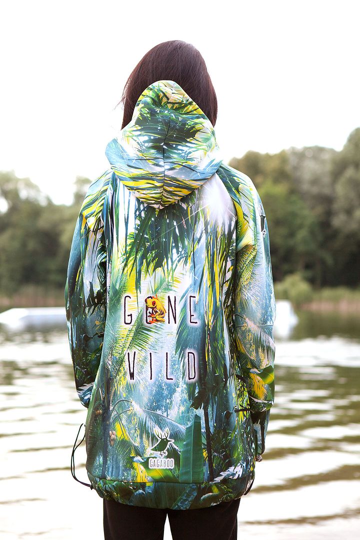 Jungle Call women's snowboard hoodie - water repellent GAGABOO