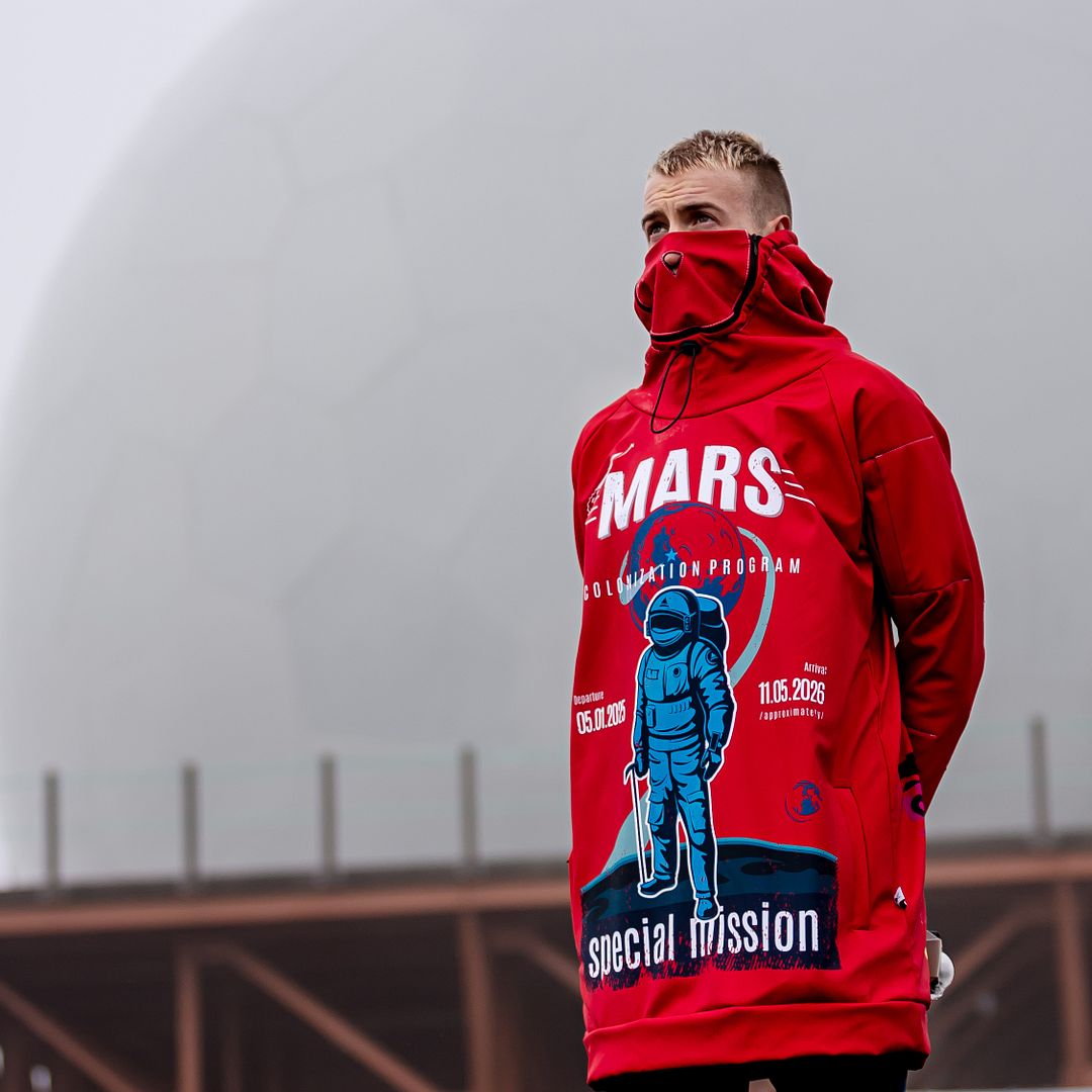 Mars men's snowboard hoodie - water repellent GAGABOO