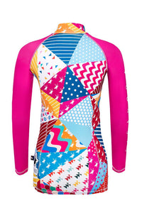 Patchwork - women's thermal ski top base layer