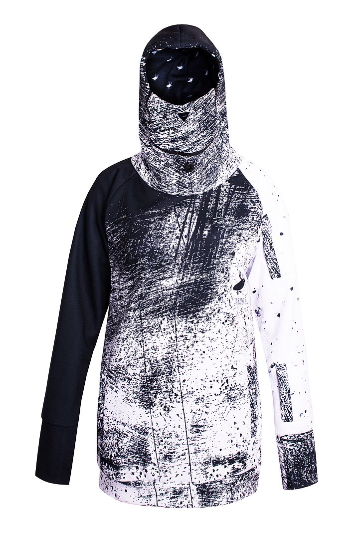 Shaka women's snowboard hoodie - water repellent GAGABOO