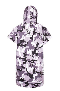Camouflage women's quick-dry surfing poncho / change robe