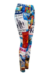 Surf History - base layer women's thermal ski pants