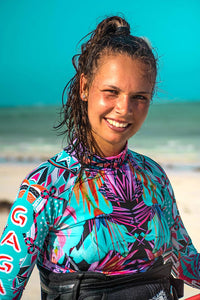 Zanzibar women's long sleeve rash guard UV