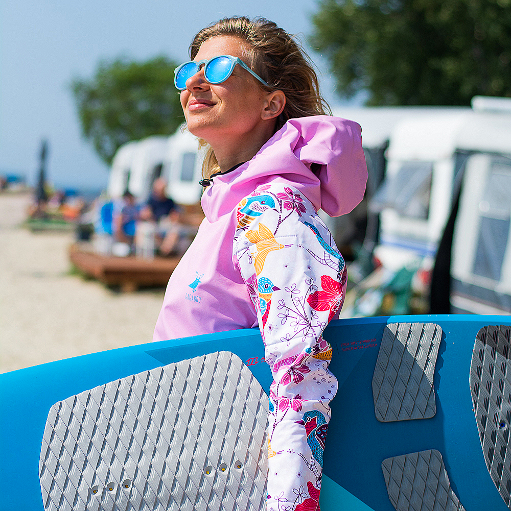 Tweet women's surf hoodie - water repellent GAGABOO